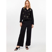 Faik Sönmez Wıde Leg Fıt Tenselli Pantolon W26PNT020