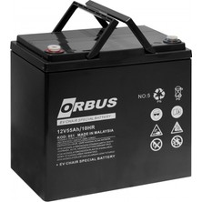 Orbus 12V 55AH Engelli Araç Aküsü