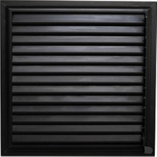 Canowe Siyah Alüminyum 50X50 cm Menfez