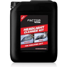 FACTOR360 Buharlı Sararmış Solmuş Far Stop Temizleme ve Parlatma Sıvısı Otomobil Için Yenilenen Formül 500 gr / 1 kg / 5 kg / 20 kg