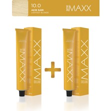 Maxx Deluxe 2'li Tüp Boya 100 ml 10.0 Açık Sarı