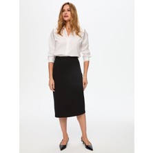 Faik Sönmez Örme Slim Fit Comfort Etek W26ETK002