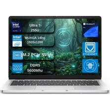 Dell Pro 14 Plus Intel Core Ultra 7 255U 5.2ghz 32GB Ddr5 2tb SSD Windows 11 Pro Intel® Aı Boost 14 Inç IPS Fullhd+ (1920X1200) Taşınabilir Bilgisayar BTO110PB14250DEN14