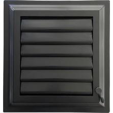 Canowe Siyah 30X30 cm Menfez Banyo & Wc Havalandırma Menfezi