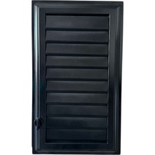 Canowe Menfez Siyah 25X45 Banyo & Wc Havalandırma Menfezi