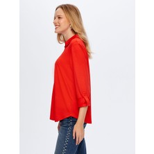 Faik Sönmez Kaçık Polo Yaka Uzun Kollu T-Shirt W26TSH004