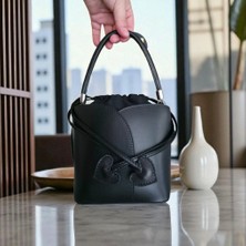 Valentina Victoria Çiçek Şeklinde Büzgüllü Günlük ve Abiye Gençkızçanta