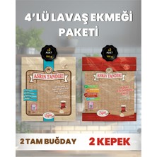 4'lü Lavaş Paketi (2 Paket Ekşi Hamurlu Kepekli+2 Paket Ekşi Hamurlu Tam Buğday) 4X330GR.