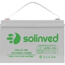 Solinved 12V 100 Ah Jel Akü
