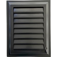 Canowe Siyah Banyo Menfezi Plastik 35X45 cm