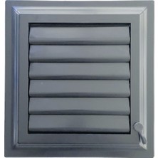 Canowe Menfez 35X35 Antrasit Gri Plastik Banyo Havalandırma Menfezi