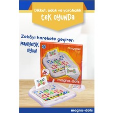 Manyetik Zeka Oyunu Magna Dots – Eğitici Mozaik Oyuncak, Renkli Manyetik Taşlar (3+ Yaş)