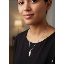 Eski Yeni Antik Doğal Taşlı Kolye Howlite