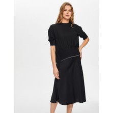 Faik Sönmez Triko Bantlı Eteği Pilise Detaylı Bluz S26BLZ005