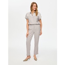 Faik Sönmez Beli Lastikli Comfort Fit Krep Pantolon S26PNT022