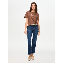 Faik Sönmez %100 Pamuk Yuvarlak Yaka T-Shırt S26TSH008