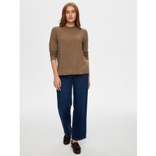 Faik Sönmez Relax Dik Yaka Uzun Kol Tshirt W26TSH102