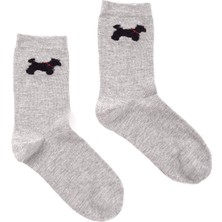 Faik Sönmez Köpek Jakarlı Soket Çorap W26CRP010