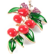 Faik Sönmez Çiçek Form Broş W26BRS002