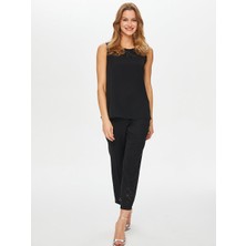 Faik Sönmez Yakası Delik Işli Yuvarlak Yaka Atlet S26ATL012