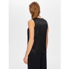 Faik Sönmez Yakası Organze Ipek Yuşeli V Yaka Atlet S26ATL014