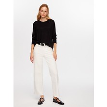 Faik Sönmez Bisiklet Yaka Basic Triko Bluz W26TRB021