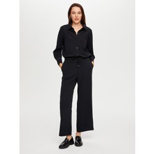 Faik Sönmez Relax Zincir Şeritli Straight Fit Modallı Örme Pantolon W26PNT031