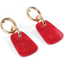 Faik Sönmez Taş Sallantılı Gold Küpe W26KUP014