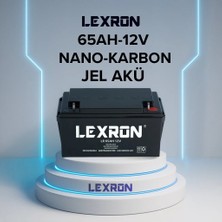 Lexron 65AH 12V Nano-Karbon Jel Akü