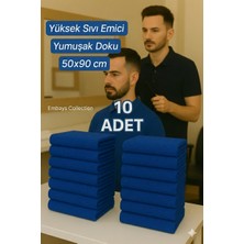 Embays Collection  ( 10 Adet )  50X90CM Pamuklu Havlu , Berber Havlusu, Kuaför Havlusu, Sporcu Havlusu, El Yüz Havlusu