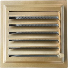 Canowe Gold Plastik Menfez 45X45 cm Banyo / Wc Havalandırma Menfezi Panjur