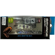 Savage Gear Vib Blade Sw 4gr 3.5cm Vibrasyon Jig Yem Zebra Glow