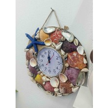 Deniz Kabuklu Duvar Saati