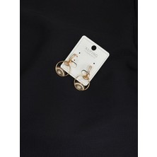 Xuping Rose Renk Taşlı Göz Küpe