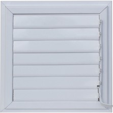 Canowe 35X35 cm Beyaz Alüminyum Banyo Menfezi