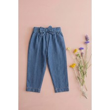 Cigit Havuç Kesim Kot Pantolon 0-5 Yaş Mavi