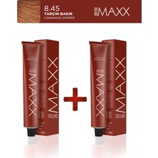Maxx Deluxe 2'li Tüp Boya 100 ml 8.45 Tarçın Bakır