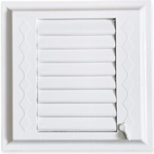 Canowe Plastik Menfez 45X45 cm Banyo / Wc Havalandırma Menfezi Panjur