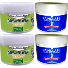 Çörekotu Çörek Otu Kremi 2 Adet 150 ml + 2 Adet Painclass 100 ml Kuyruk Yağı Kremi / Krem Seti