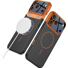 Apple iPhone 17 Pro Max Kılıf M-Safe Şarj Özellikli Çift Parçalı Redclick Napoli Kapak