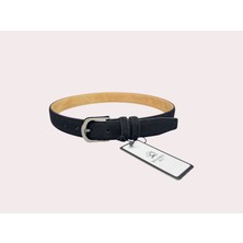 İstanbul Belt Hakiki Süet Kadın Deri Kemer – 3 CM – Gümüş Ton Tokalı, Dayanıklı, Şık & Gerçek Deriden Kemer