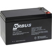 Orbus 12V 7.2AH Kuru Akü