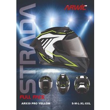 Arwic Kask Full Face AR939 Pro Yellow