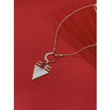 Xuping Geometrik Taşlı Kolye