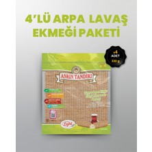 Asrın Tandırı 4'lü Paket ( 4 Paket Paket Ekşi Hamurlu Arpa Lavaş Tandır Ekmeği (Diyabetik Ekmek) 330 Gr.
