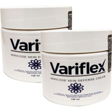 Variflex Varicose Vein Defense Cream 150 ml Bacak Kremi 2 Adet