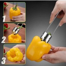 Senz Dolma Biber ve Kabak Oyacağı Paslanmaz Metal