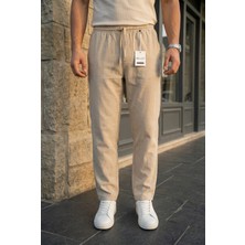 Kastrioti Relax Fit Keten Pantolon