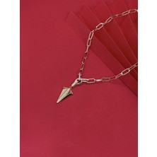 Xuping Geometrik Zirkon Taşlı Kolye