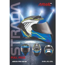 Arwic Kask Full Face AR939 Pro Blue